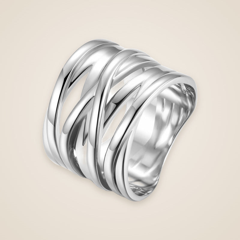 Chrome — polished silver-tone jewelry by Mirra