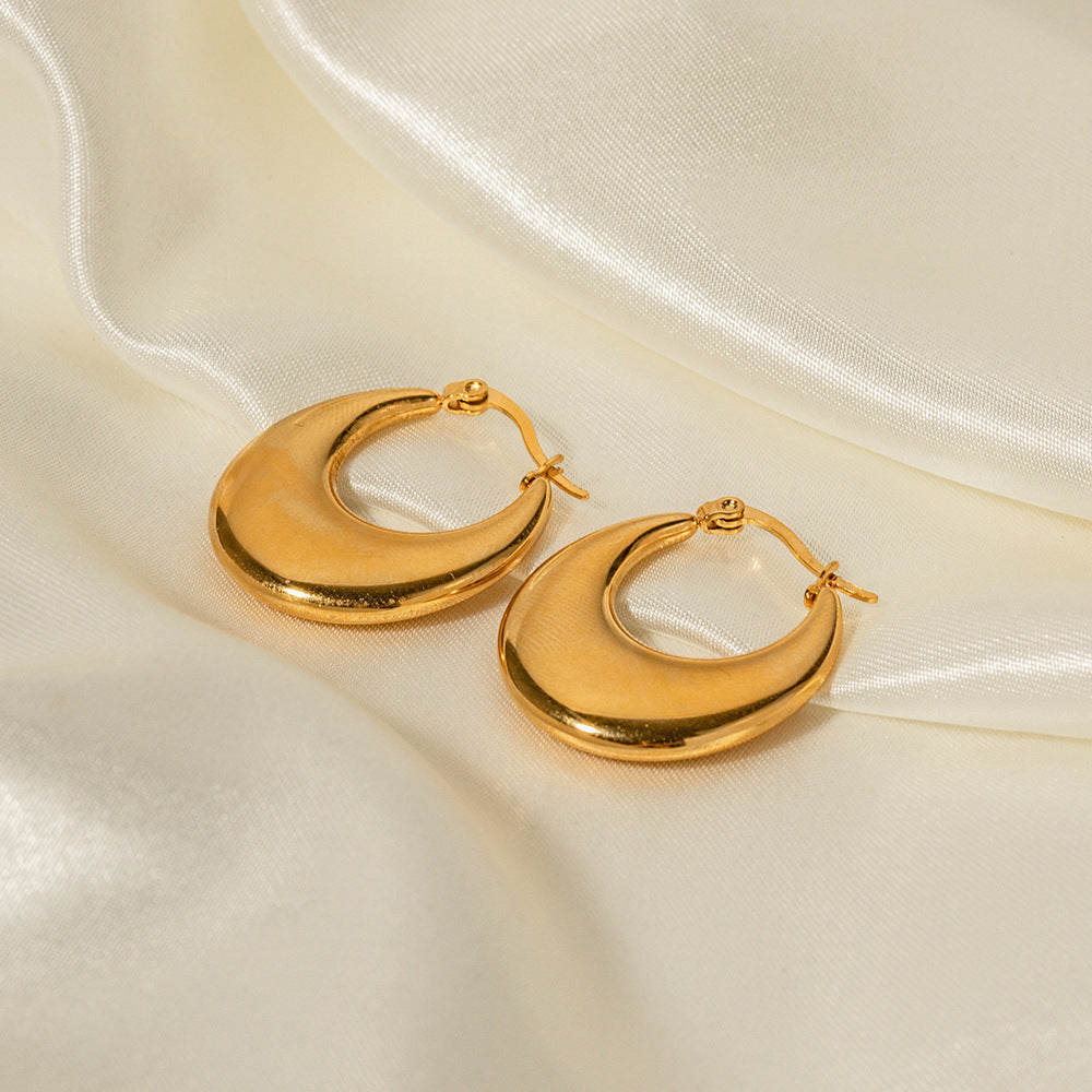 Greta U-Hoop Earrings — view 5