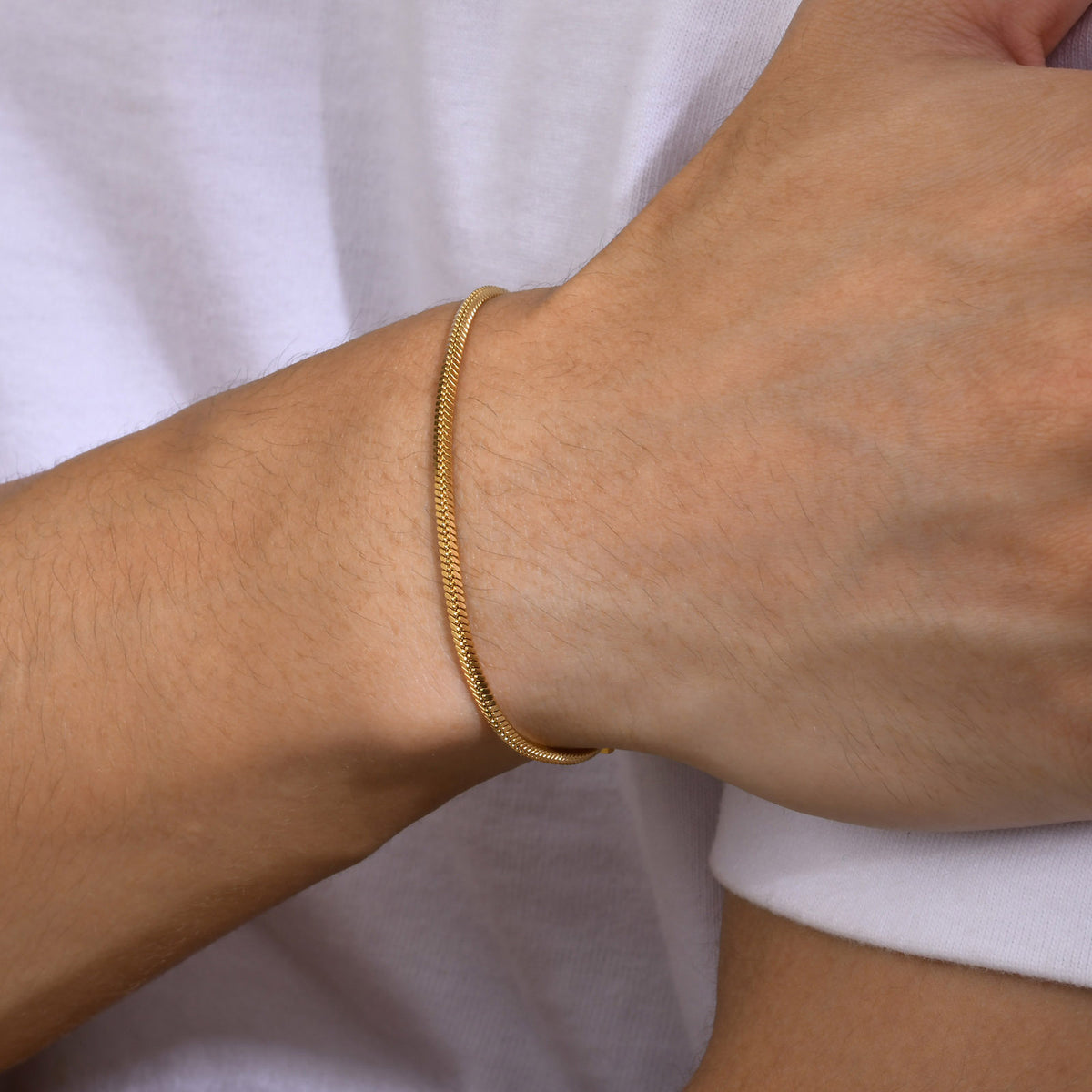 Tina Square Snake Bracelet — view 9