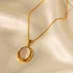 Gaia Stone Pendant Necklace — view 2