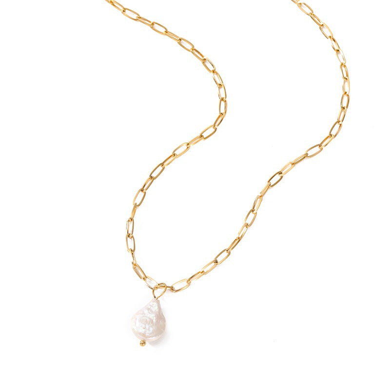 Neve Freshwater Pearl Necklace — view 5