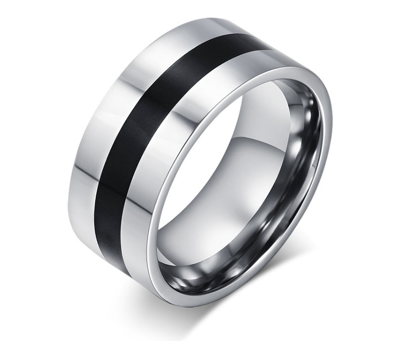 Cielo Enamel Band Ring — view 5