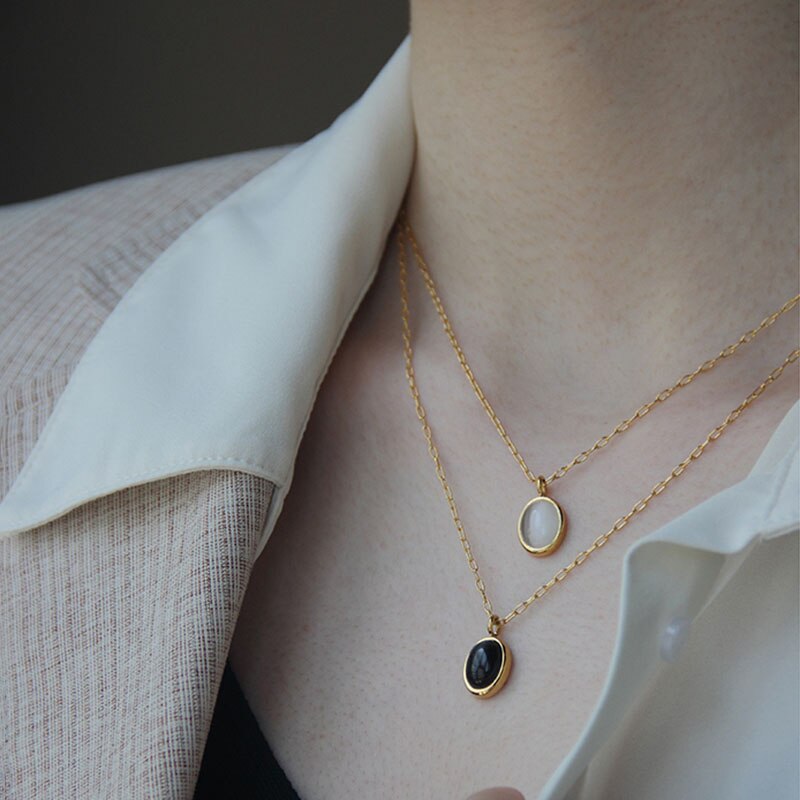 Vela Minimal Clavicle Chain Necklace — view 2