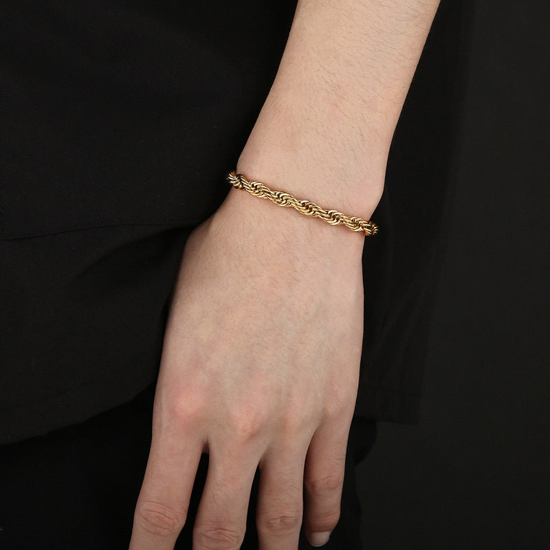 Blake Twisted Cable Bracelet — view 6