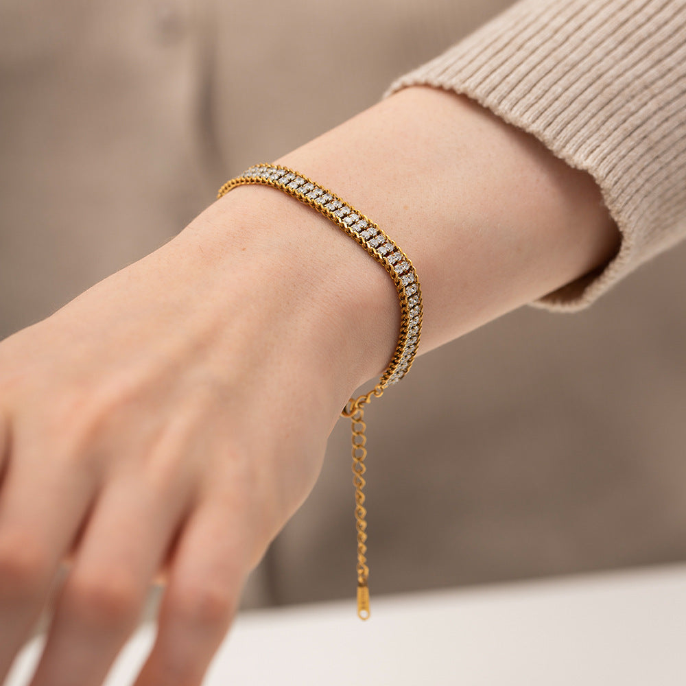Flora Double Layer Bracelet — view 10