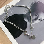 Cleo Padlock Charm Necklace — view 5