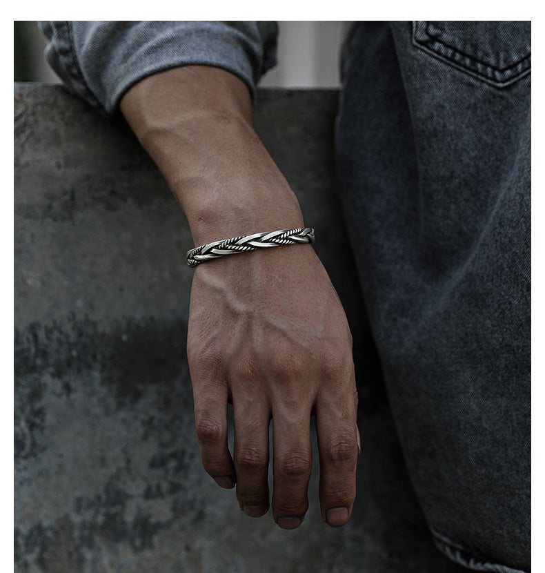 Livia Vintage 925 Silver Bracelet — view 4