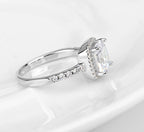 Vento Square Halo Ring — view 5