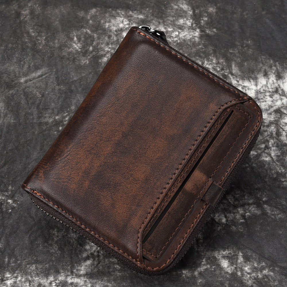 Silvio Vertical Zip Wallet — view 1