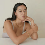 Luce Twisted Rope Chain Necklace — view 4