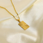 Onda Sun Coin Pendant Necklace — view 2