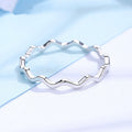Ilaria Thin Wave Ring — view 3