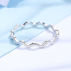 Ilaria Thin Wave Ring — view 3