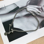 Cleo Padlock Charm Necklace — view 2