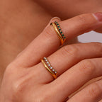 Leda Fine Stone Ring — view 5