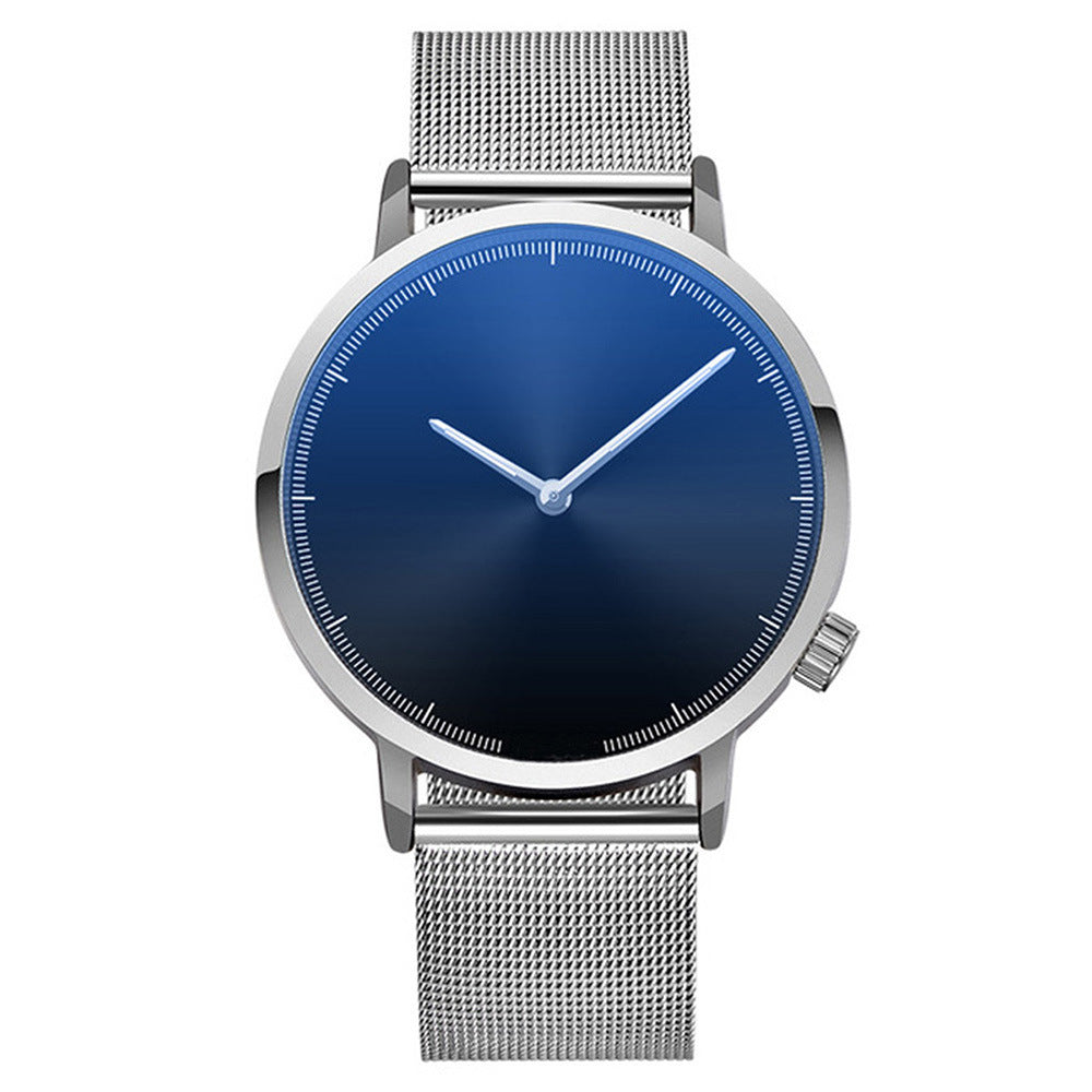 Blu Sunray Dial Mesh Watch — view 6