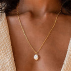 Neve Freshwater Pearl Necklace — view 2
