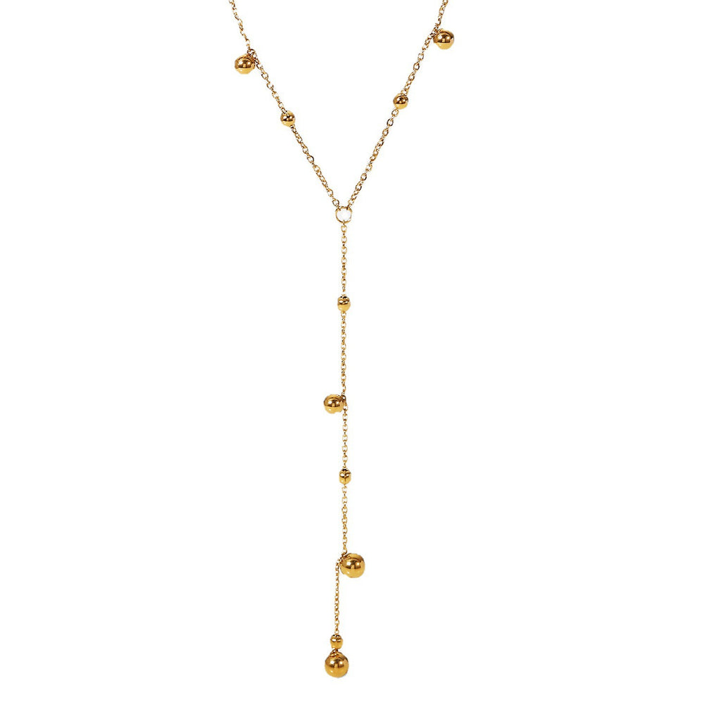 Elio Bead Tassel Necklace — view 5