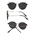 Dex Round Metal Sunglasses — view 6