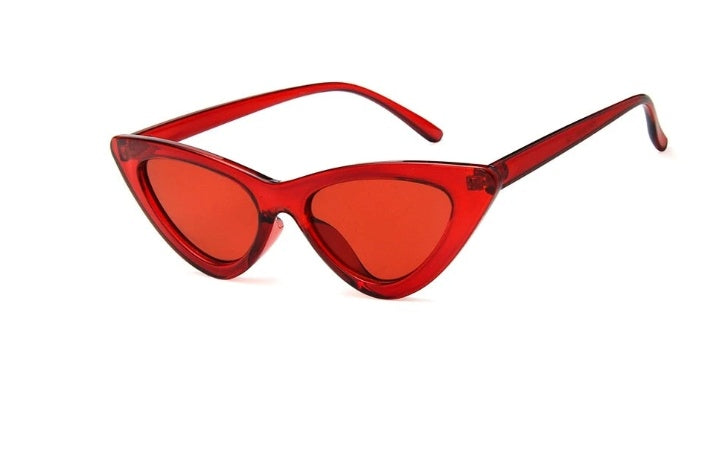 Nia Triangle Cat-Eye Sunglasses — view 13