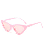 Nia Triangle Cat-Eye Sunglasses — view 8
