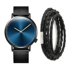Blu Sunray Dial Mesh Watch — view 8