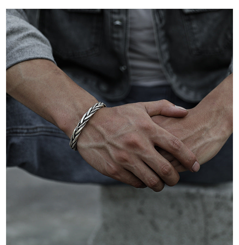 Livia Vintage 925 Silver Bracelet — view 2