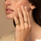 Tela Croissant Dome Ring — view 6