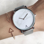 Marmo Marble Dial Mesh Watch — view 2
