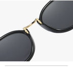Dex Round Metal Sunglasses — view 4