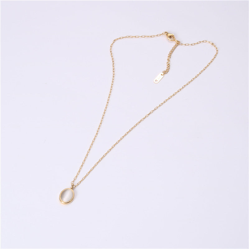 Vela Minimal Clavicle Chain Necklace — view 14