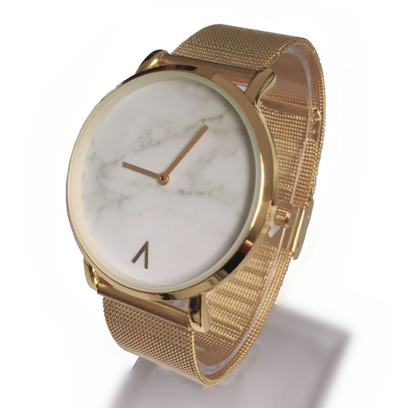 Marmo Marble Dial Mesh Watch — view 3