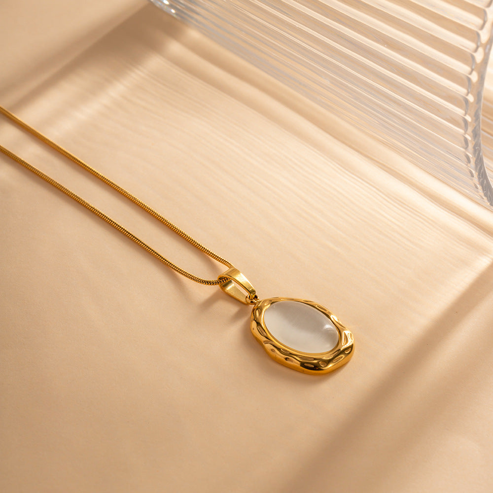 Gaia Stone Pendant Necklace — view 7