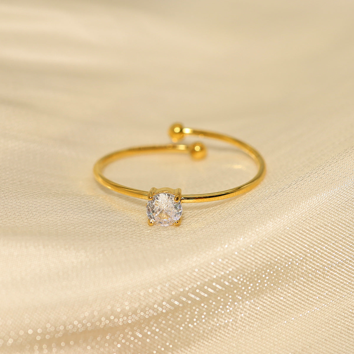 Etna Pavé Open Ring — view 8