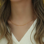 Adele Wave Chain Bracelet & Necklace — view 4