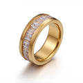 Lino Crystal Band Ring — view 6