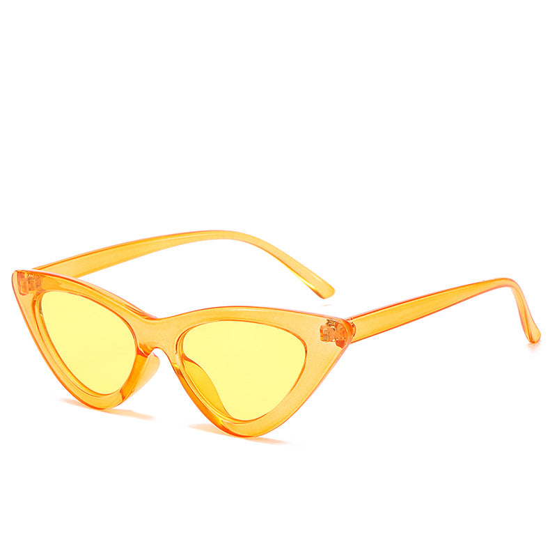 Nia Triangle Cat-Eye Sunglasses — view 16