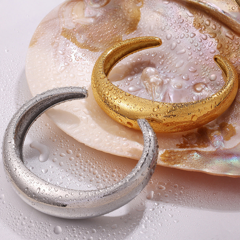 Zeno Chunky Open Cuff Bracelet — view 3