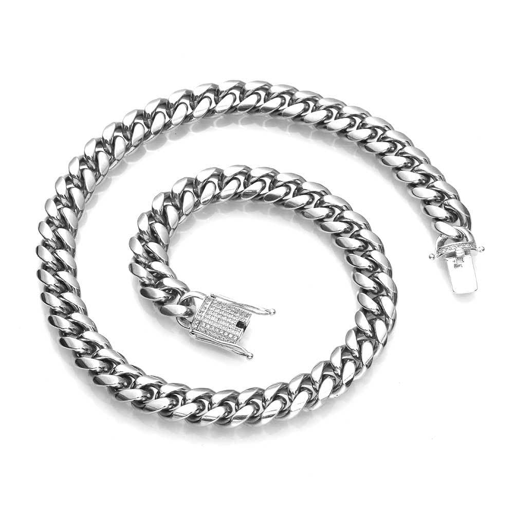 Gio Heavy Cuban Chain Necklace — view 6