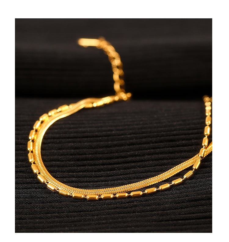 Zoe Frosted Bead Bracelet — view 4