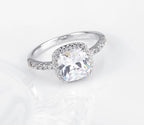 Vento Square Halo Ring — view 6