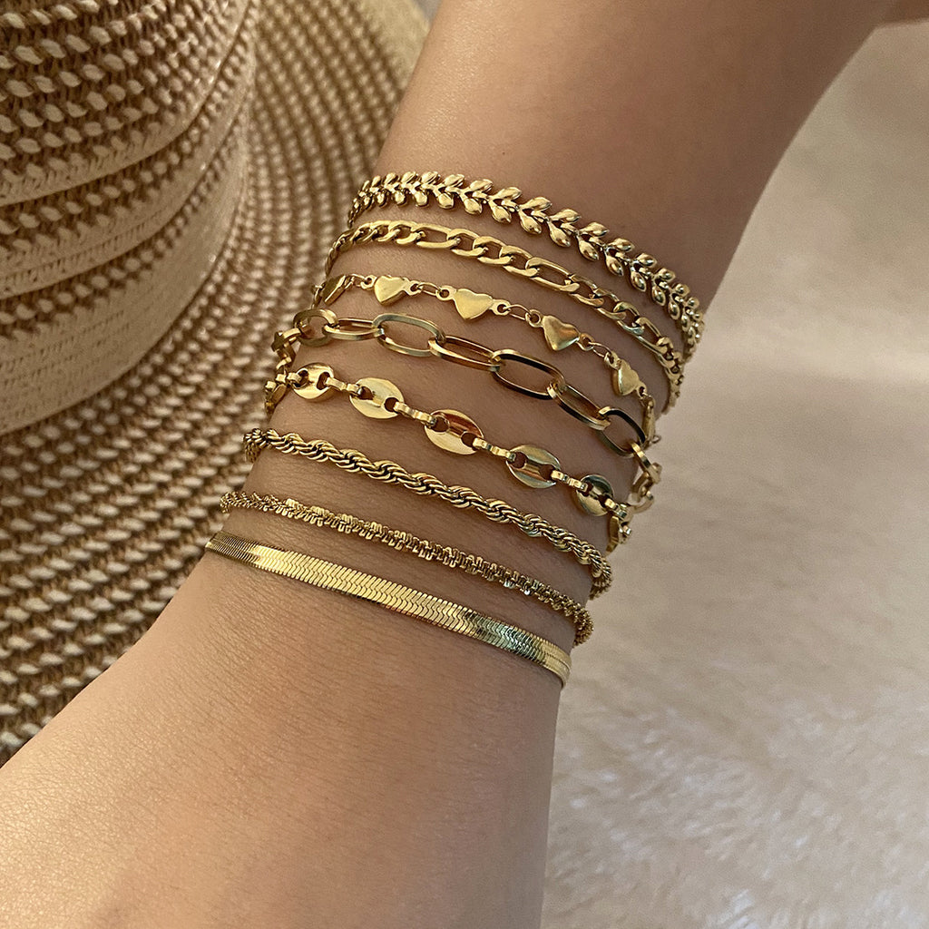Paola Fine Chain Bracelet — view 1