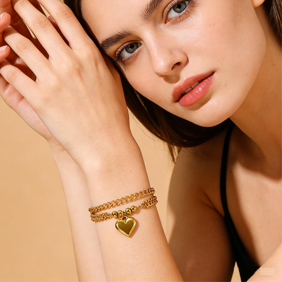 Cuore Puffy Heart Jewelry Set — view 4