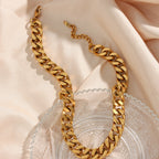 Rosa Chunky Chain Necklace — view 4