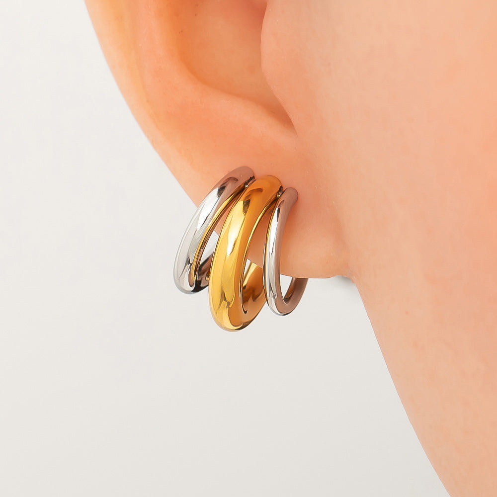 Mila Double Ear Cuff — view 6