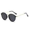 Dex Round Metal Sunglasses — view 3