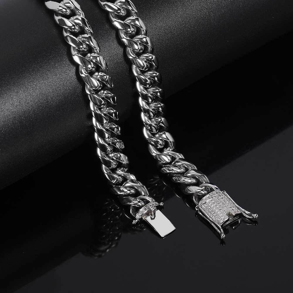 Gio Heavy Cuban Chain Necklace — view 7