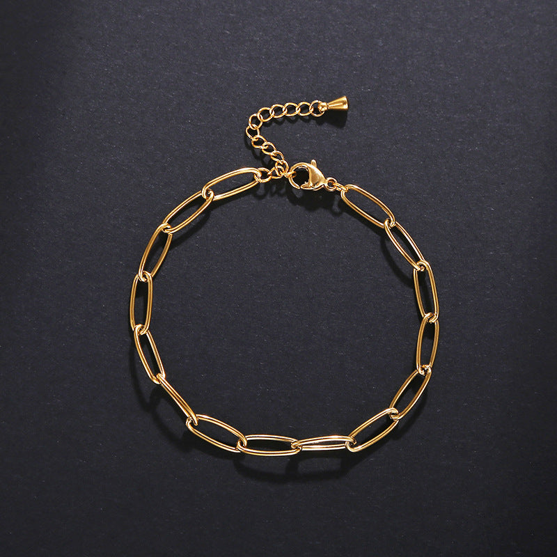 Elsa Oval Link Bracelet — view 6