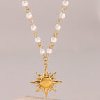 Selene Pearl Drop Necklace — view 4