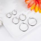 Nina Classic Hoop Earrings — view 2